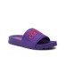 Versace Jeans Couture Ciabatta viola con Logo lettering a rilievo fucsia