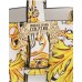 Versace Jeans Couture Borsa a Mano da Donna Bianca con stampa Baroque all over