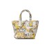 Versace Jeans Couture Borsa a Mano da Donna Bianca con stampa Baroque all over