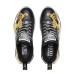 Versace Jeans Couture Sneakers Nera in pelle da Uomo con stampa barocco