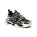 Versace Jeans Couture Sneakers da Uomo Nera con stampa Baroque all over