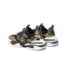 Versace Jeans Couture Sneakers da Uomo Nera con stampa Baroque all over