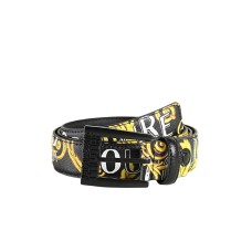 Versace Jeans Couture Cintura da Uomo in Pelle Multicolor con stampa Baroque all over