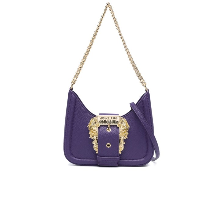 Versace Jeans Couture BORSA HOBO A SPALLA VIOLA CON TRACOLLA ESTRAIBILE