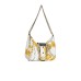 Versace Jeans Couture BORSA HOBO A SPALLA CON STAMPA BAROCCO ALL OVER E TRACOLLA ESTRAIBILE