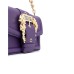 Versace Jeans Couture BORSA CROSSBODY VIOLA CON DETTAGLIO IN CATENA DORATO ESTRAIBILE