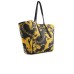 Versace Jeans Couture  BORSA TOTE  BLACK CON STAMPA BAROCCO E POCHETTE INTERNA ESTRAIBILE