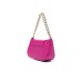 Versace Jeans Couture BORSA HOBO FUCSIA CON MANICO IN CATENA E TRACOLLA REGOLABILE ESTRAIBILE