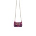 Versace Jeans Couture BORSA CROSSBODY FUCSIA CON STAMPA ALL OVER E DETTAGLIO IN CATENA FUCSIA