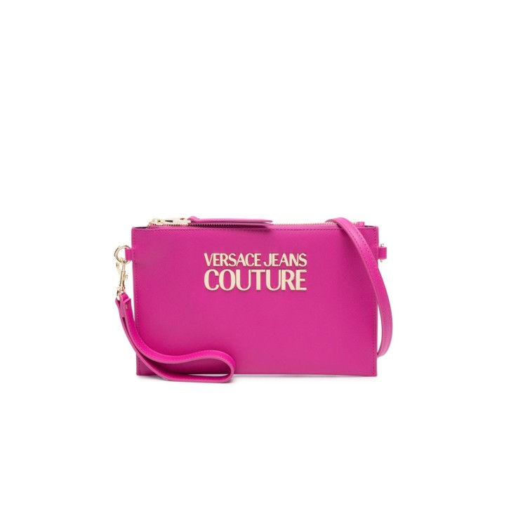 Versace Jeans Couture BORSA POCHETTE FUCSIA CON LACCIO DA POLSO E TRACOLLA REGOLABILE