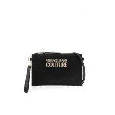 Versace Jeans Couture BORSA POCHETTE BLACK CON LACCIO DA POLSO E TRACOLLA REGOLABILE