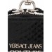 Versace Jeans Couture MINI PORTAFOGLIO NERO EFFETTO COCCODRILLO GROFFATO