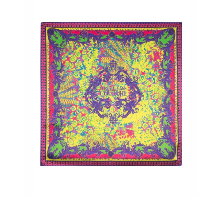 VERSACE JEANS COUTURE FOULARD ACID E MULTICOLOR