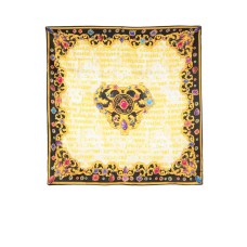 VERSACE JEANS COUTURE FOULARD GIALLO E MULTICOLOR