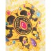 VERSACE JEANS COUTURE FOULARD GIALLO E MULTICOLOR