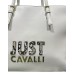 Just Cavalli Borsa a spalla Bianca con logo lettering