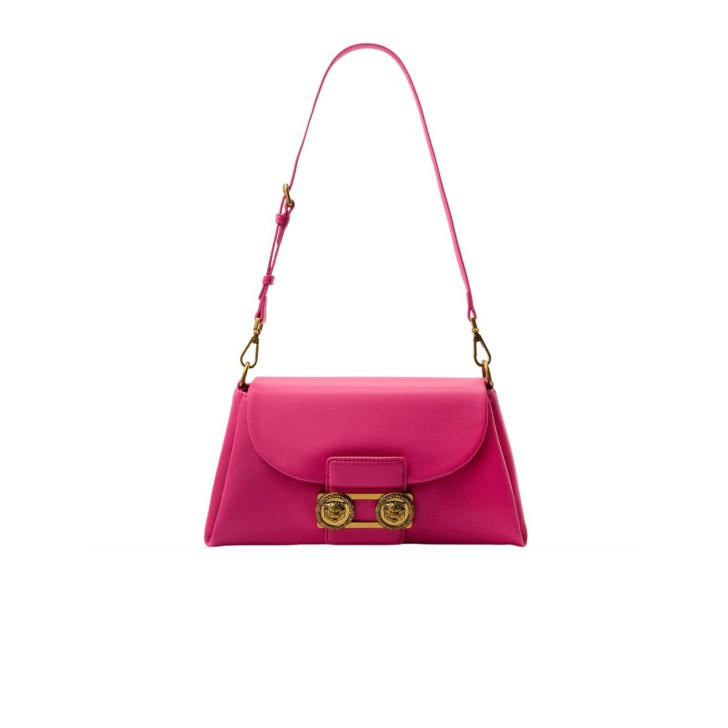 Just Cavalli Borsa a spalla Fucsia con tracolla in catena estraibile