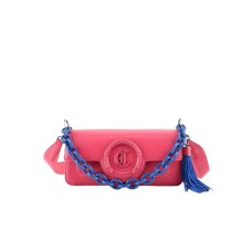 Just Cavalli Borsa Fucsia a mano con tracolla estraibile