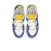 DSQUARED2 SNEAKER IN SUEDE BLUETTE E LEATHER MULTICOLOR CON LOGO LETTERING LATERALE