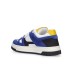 DSQUARED2 SNEAKER IN SUEDE BLUETTE E LEATHER MULTICOLOR CON LOGO LETTERING LATERALE