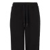 EA7 EMPORIO ARMANI PANTALONE JOGGER BLACK IN COTONE ORGANICO E MODAL STRETCH 