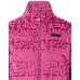 EA7 EMPORIO ARMANI BOMBER JACKET PURPLE CON LOGO LETTERING ALL OVER