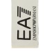 EA7 EMPORIO ARMANI SCIARPA UNISEX BEIGE CON MAXI LOGO LETTERING BLACK 