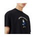 Emporio Armani T-shirt a manica corta in jersey Blu Navy con maxi patch aquila cartoon Capsule Manga