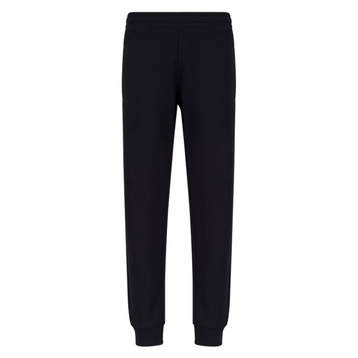 EMPORIO ARMANI PANTALONI JOGGER BLUE IN FELPA MISTO MODAL