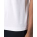 EMPORIO ARMANI T-SHIRT WHITE REGULAR FIT IN LYOCELL A MANICA CORTA CON LOGO EAGLE AL FONDO