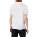 EMPORIO ARMANI T-SHIRT A MANICA CORTA WHITE IN JERSEY PIMA CON STAMPA LOGO EAGLE BLUE