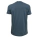 EMPORIO ARMANI T-SHIRT A MANICA CORTA SKY BLUE IN JERSEY PIMA CON STAMPA LOGO AQUILA WHITE 