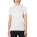 EMPORIO ARMANI T-SHIRT IN COTONE WHITE A MANICA CORTA CON PATCH AQUILA 