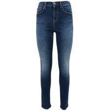 EMPORIO ARMANI JEANS SKINNY FIT J20 IN DENIM BLU CINQUE TASCHE