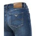 EMPORIO ARMANI JEANS SKINNY FIT J20 IN DENIM BLU CINQUE TASCHE