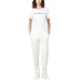 EMPORIO ARMANI T-SHIRT IN JERSEY ORGANICO ASV A MANICA CORTA WHITE CON STAMPA LOGO LETTERING