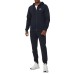 EA7 EMPORIO ARMANI FELPA FULL ZIP CON CAPPUCCIO IN COTONE BLUE