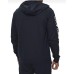 EA7 EMPORIO ARMANI FELPA FULL ZIP CON CAPPUCCIO IN COTONE BLUE