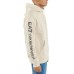  EA7 EMPORIO ARMANI FELPA FULL ZIP CON CAPPUCCIO IN COTONE BEIGE