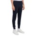 EA7 EMPORIO ARMANI PANTALONE JOGGER IN COTONE BLUE CON MAXI LOGO LETTERING WHITE	