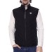 Ea7 Emporio Armani gilet nero da Uomo con logo nella parte anteriore 