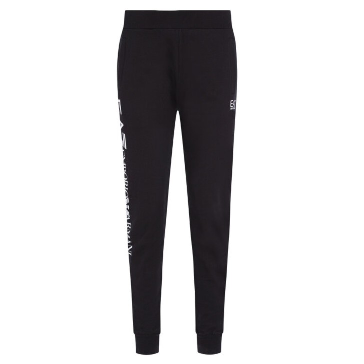 EA7 Emporio Armani leggings da donna nero con logo nella parte anteriore