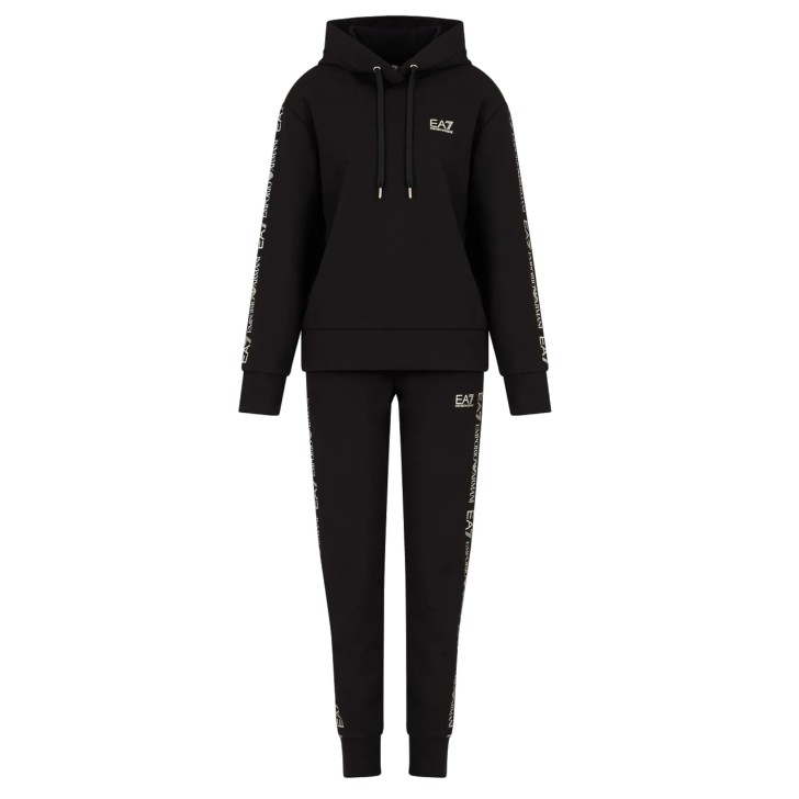 EA7 EMPORIO ARMANI TUTA COMPLETA DA DONNA BLACK 