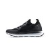 EA7 Emporio Armani Sneakers a calza da uomo nere con logo a contrasto 