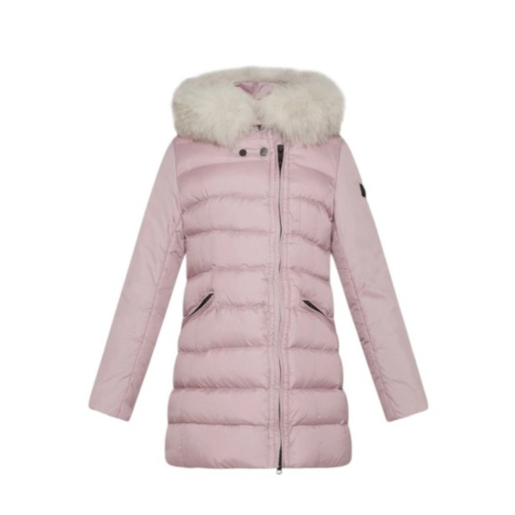 Peuterey Kids rosa con pelliccia estraibile e chiusura cin zip