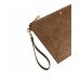 BORBONESE POCHETTE PIATTA CON STAMPA OP NATURAL IN PELLE