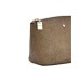 BORBONESE POCHETTE CON STAMPA OP NATURAL/BLACK 