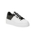 VALENTINO SNEAKER IN LEATHER WHITE/BLACK DA DONNA