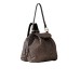 BORBONESE ZAINO CON STAMPA OP NATURAL/BLACK IN NYLON DA DONNA 