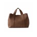 BORBONESE BORSA SHOPPING A MANO CON STAMPA OP NATURAL/BLACK IN PELLE DA DONNA 